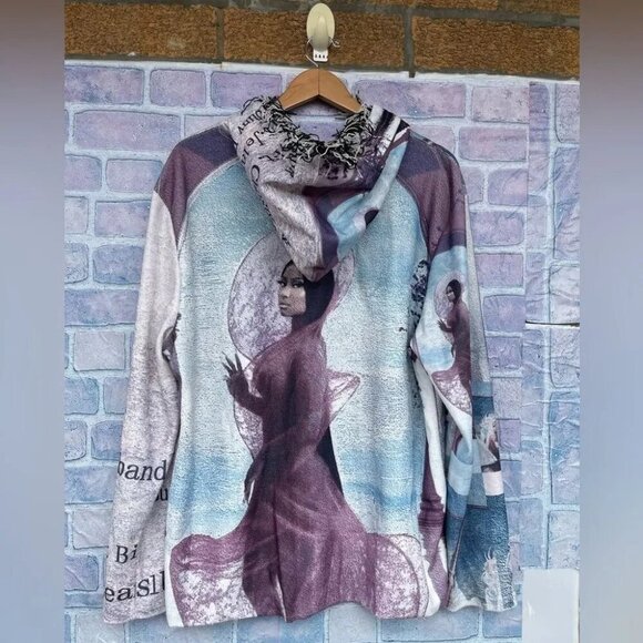 Nicki Minaj Tapestry blend Hoodie size 2x - Picture 7 of 11